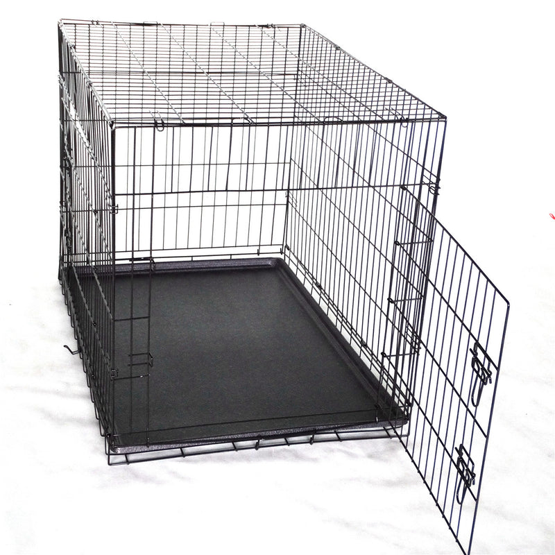 YES4PETS 36' Collapsible Metal Dog Cat Puppy Crate Cage Cat Rabbit Carrier