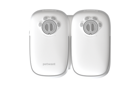 YES4PETS 2 Meal Automatic Pet Food Feeder Timer for Dogs, Puppies & Cats