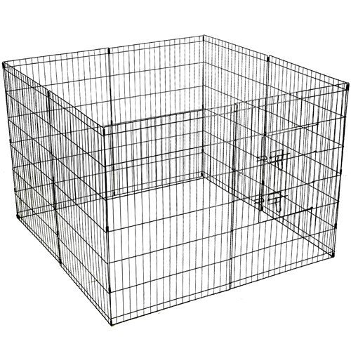 YES4PETS 36' Dog Rabbit Playpen Exercise Puppy Cat Enclosure Fence With Cover