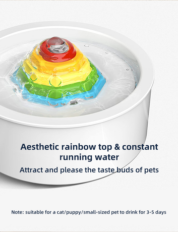 Ceramic Electric Pet Water Fountain Dog Cat Water Feeder Bowl Dispenser