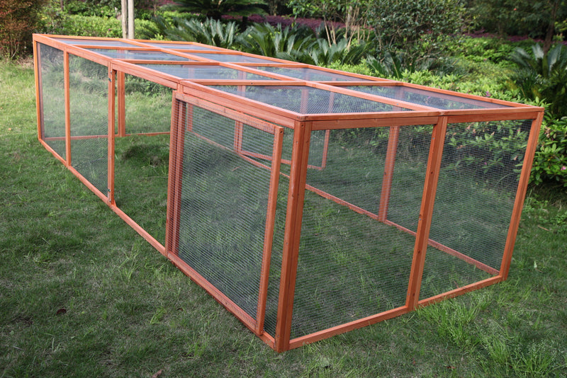 XXL Chicken Coop Run Guinea Pig Cat Cage Villa Extension Rabbit Hutch House Pen