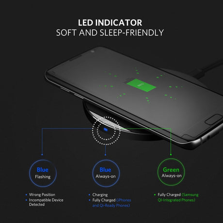 UGREEN Wireless Charger 10W Black (50418)