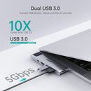 CHOETECH HUB-M24 7-in-2 MacBook Pro/Air USB Adapter USB-C Hub