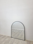 Black Metal Arch Mirror -  Small 80cm x 100cm