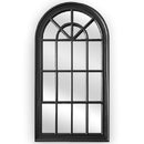 X-Large Window Style Mirror - Black Arch 100 CM x 180 CM