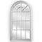 X-Large Window Style Mirror - White Arch 100 CM x 180 CM