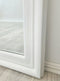 X-Large Window Style Mirror - White Arch 100 CM x 180 CM