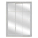 Window Style Mirror - White Rectangle 95cm x 130cm