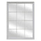 Window Style Mirror - White Rectangle 95cm x 130cm