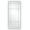 Window Style Mirror Full Length - White 80 CM x 180 CM