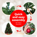 Christmas By Sas 1.8m Pine Christmas Tree 550 Tips Full Figured Easy Assembly