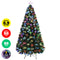 Christmas By Sas 90cm Fibre Optic Christmas Tree 85 Tips Multicolour Lights & Star