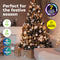 Christmas By Sas 90cm Fibre Optic/LED Christmas Tree 90 Tips Multicolour Star & Ornaments