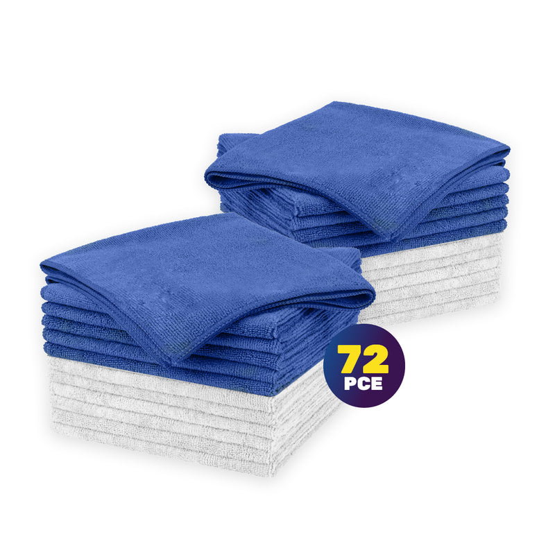 Xtra Kleen 72PCE Microfibre Kitchen Cloth Lint Free Super Absorbent 30 x 38cm