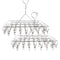 Xtra Kleen 12PCE Rotating Stainless Steel Clothes Hanger With 40 Pegs