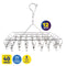 Xtra Kleen 12PCE Rotating Stainless Steel Clothes Hanger With 40 Pegs