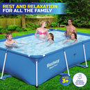 Bestway 2.6m x 1.7m Above Ground Pool High Gauge PVC Construction 2300 Litre