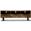 Begonia ETU Entertainment TV Unit 150cm 3 Drawer Mango Wood Unique Furniture