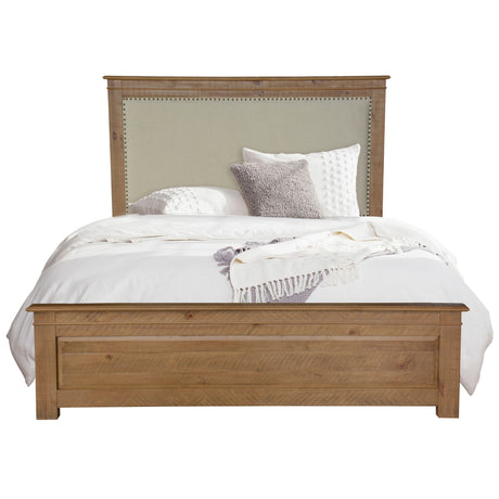 Jade 5pc Queen Bed Suite Bedside Dresser Bedroom Furniture Package - Natural