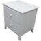 Wisteria Bedside Tallboy 3pc Bedroom Set Drawers Nightstand Storage Cabinet -WHT