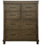 Lily 4pc Queen Bed Suite Bedside Tallboy Bedroom Furniture Package - Rustic Grey