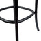 Aster Crossback Bar Stools Dining Chair Solid Birch Timber Rattan Seat - Black