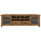 Birdsville ETU Entertainment TV Unit 223cm 2 Door 2 Drawer Mt Ash Wood - Brown