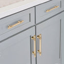 Luxury Design Kitchen Cabinet Handles Drawer Bar Handle Pull Gold T Bar