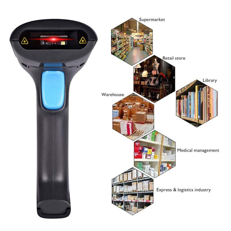 Wired Barcode QR Bar Code Screen Scanner Data 1D 2D Reader USB Cable Mobile Payment Store