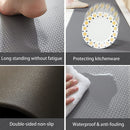 150cm Kitchen Anti-Skid Anti Fatigue Pu Leather Floor mat, Kitchen Rug