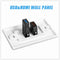 HDMI USB 3.0 Audio Stereo Pass Through Component Composite Wall Plate Panel