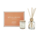 Wick2Ware Australia Geranium Grapefruit Essential Oils Diffuser and Soy Wax Candle Set