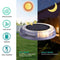 Solar Deck Lights in Warm White- 4 in One Pack