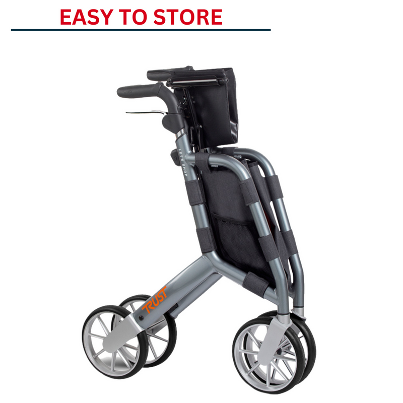 Let's Shop Rollator Mobility Wheelie Walker