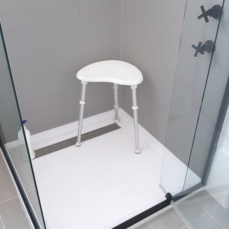 Space Saver Corner Shower Stool