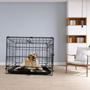 48 Inch Pet Dog Cage Kennel Metal Crate Enlarged Thickened Reinforced Pet Dog House