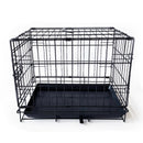 48 Inch Pet Dog Cage Kennel Metal Crate Enlarged Thickened Reinforced Pet Dog House