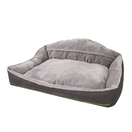 Sofa-Style Dog Bed Waterproof Washable Soft High Back Comfy Sleeping Kennel M