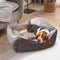 Sofa-Style Dog Bed Waterproof Washable Soft High Back Comfy Sleeping Kennel XL