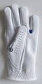 awezingly Power Touch Cabretta Leather Golf Glove for Men - White (XL)