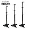 HIGH UNDER CAR SUPPORT STAND TALL AXLE JACK SUPPORT UNDER HOIST STAND LIFTER RAM