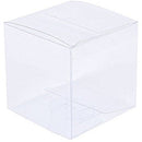 10 Pack of 10cm Square Cube PVC Box -  Product Showcase Clear Plastic Shop Display Storage Packaging Box