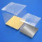 10 Piece Pack -PVC Clear See Through Plastic 15cm Square Cube Box - Large Bomboniere Product Exhibition Gift