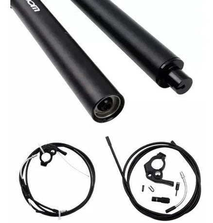 ZOOM SPD-801N Adjustable Height via Thumb Remote Lever - Internal Cable 30.9 Diameter 100mm Travel Mountain Bike Dropper