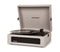 Crosley Voyager Bluetooth Portable Turntable - Grey + Bundled HolySmoke Bluetooth Retro Speaker - Black