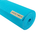 Jade Yoga Harmony Mat - Sky Blue & Iron Flask Wide Mouth Bottle with Spout Lid, Fire, 40oz/1200ml Bundle