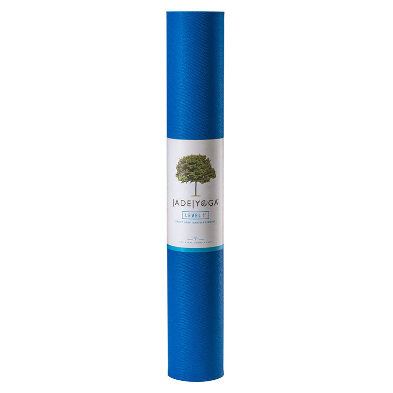 Jade Yoga Level One Mat - Classic Blue