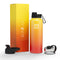 Jade Yoga Voyager Mat - Black & Iron Flask Wide Mouth Bottle with Spout Lid, Fire, 40oz/1200ml Bundle