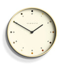 Newgate Mr Clarke Clock Pale Wood Dot Dial