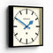 Newgate Number Five Wall Clock Black Blue Hands